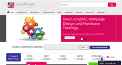 Desktop Screenshot of easysoftnepal.com